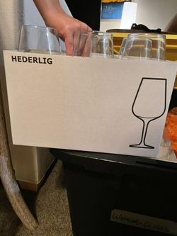 IKEA Hederlig Wine Glasses