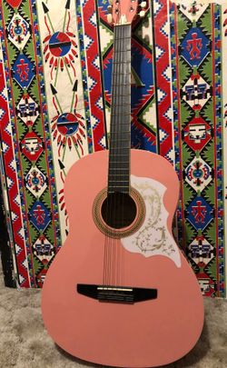 Pink Johnson Guitar