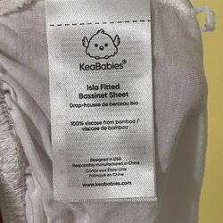 Keababies Bassinet fitted sheets - 4 total