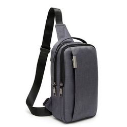 Unisex Men Women Chest Sling Bag Small Backpack Casual Shoulder Bag For Travel Gym Running Outdoor