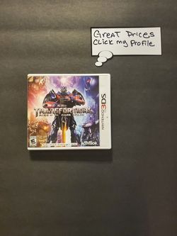 NINTENDO 3DS - Transformers: Rise of the Dark Spark is an action