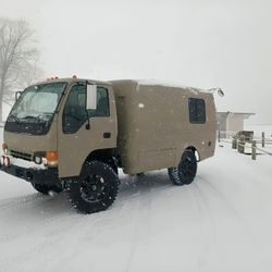 For Sale/Rent: Unique 4x4 Camper Truck!