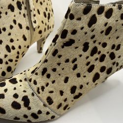 Womans Ankle Leopard Boots