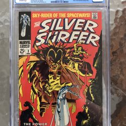 Silver Surfer #3 (1968) CGC 7.0 — 1st Appearance of Mephisto; Stan Lee Buscema
