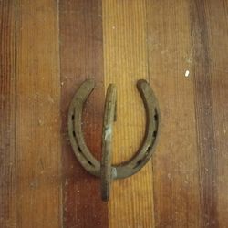 Vintage Horseshoe Cowboy Hat Hanger