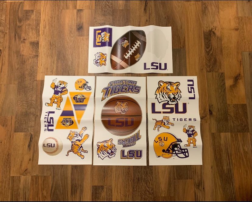 LSU Removable Wall Stickers