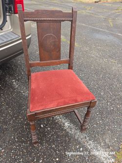 Old wooden chair
