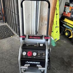 Husky 4.5 Gal. Portable Electric-Powered Silent Air Compressor