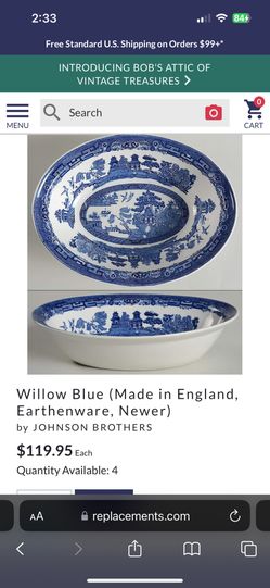 Discontinued Johnson Brothers Bowl