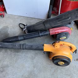 Leaf blower gas