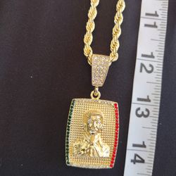 24" Rope Chain With Pendant 
