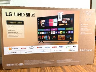 BRAND NEW SEALED LG 50” 4K UHD AI Smart TV – 2025 Model