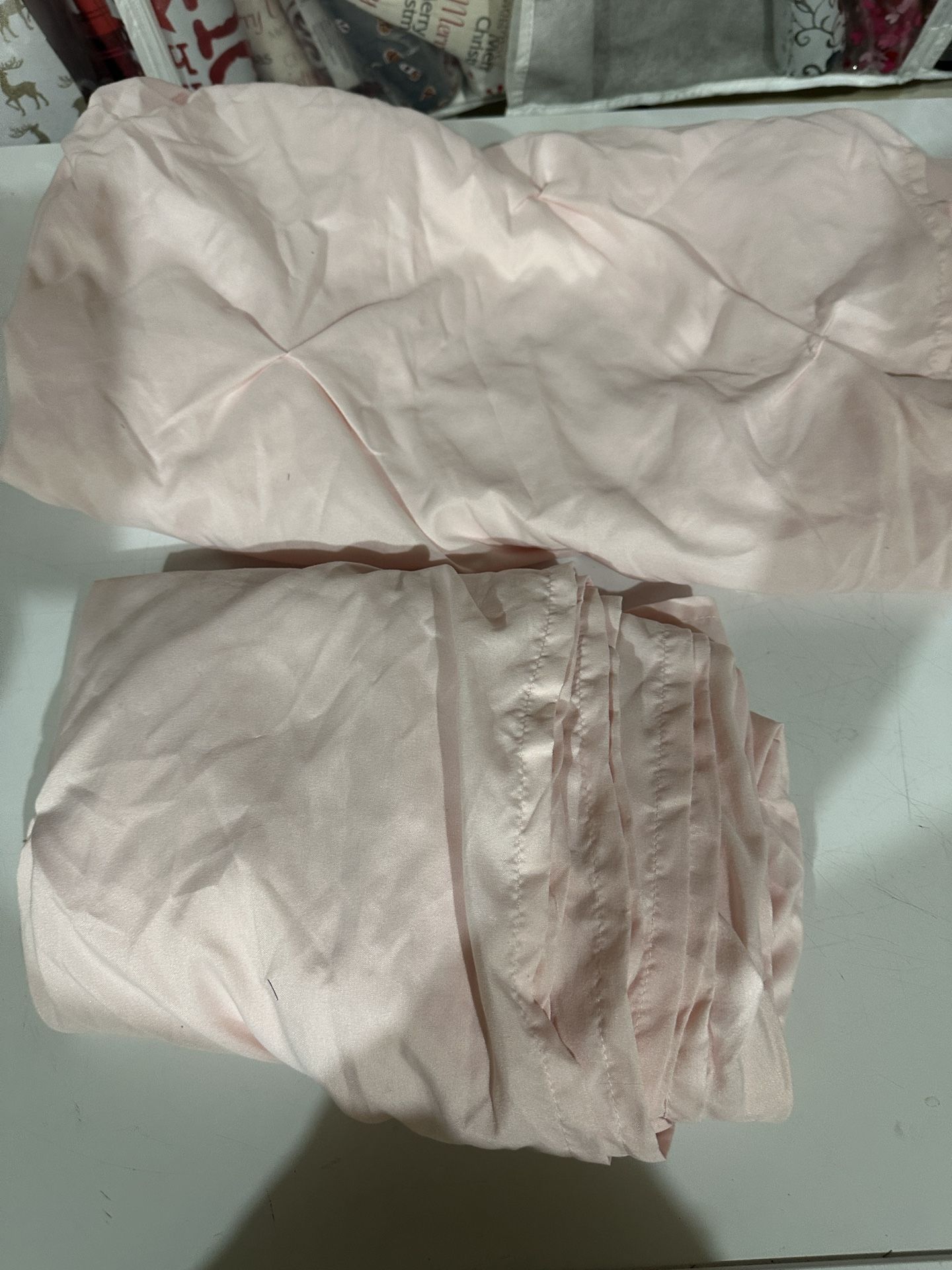 Pinched Baby Pink 84 Inch Panels