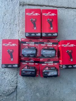 8 pcs milwaukee