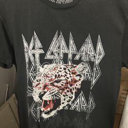 Def Leppard T Shirt Men’s Large
