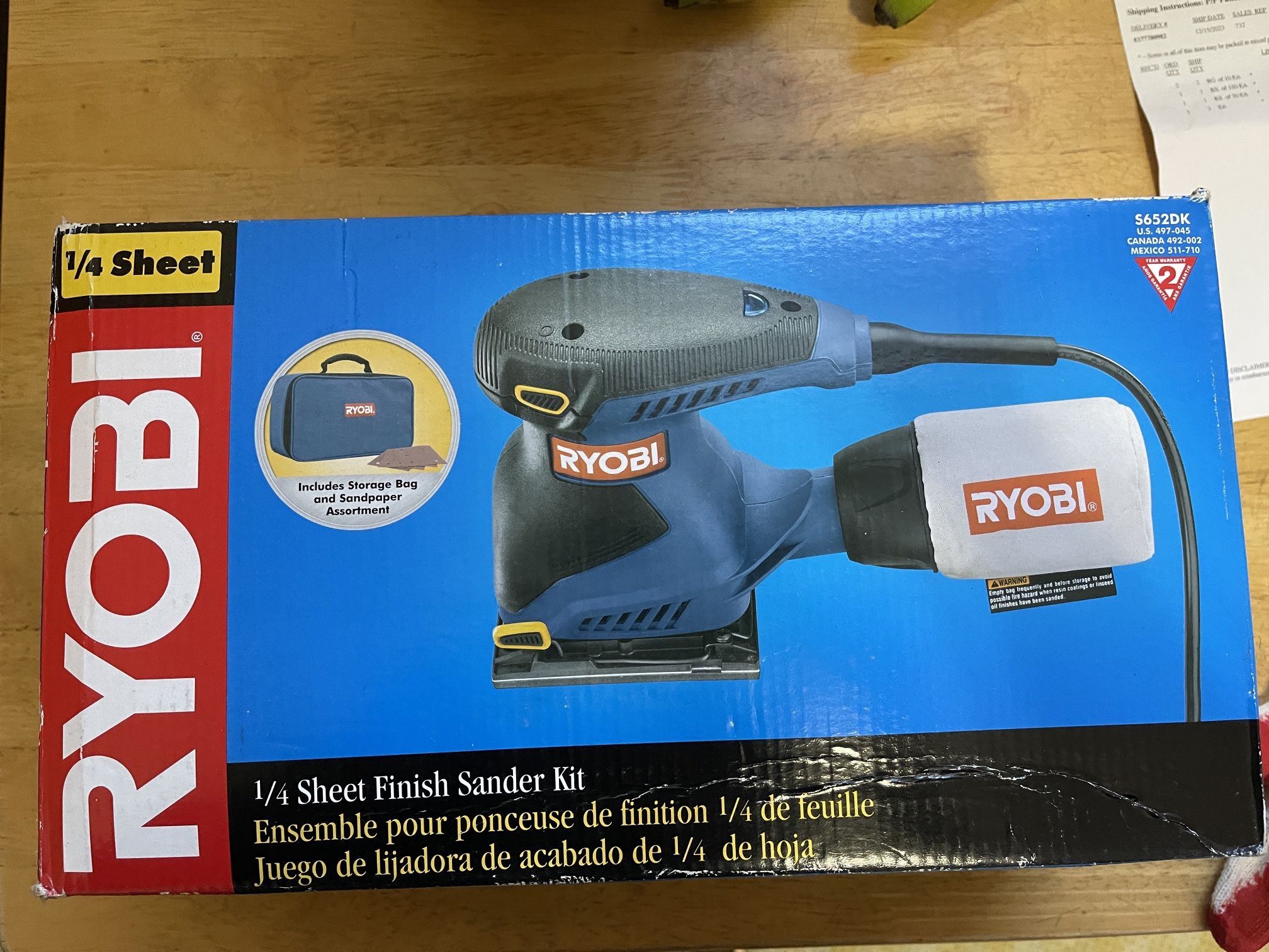 Ryobi Sander Kit