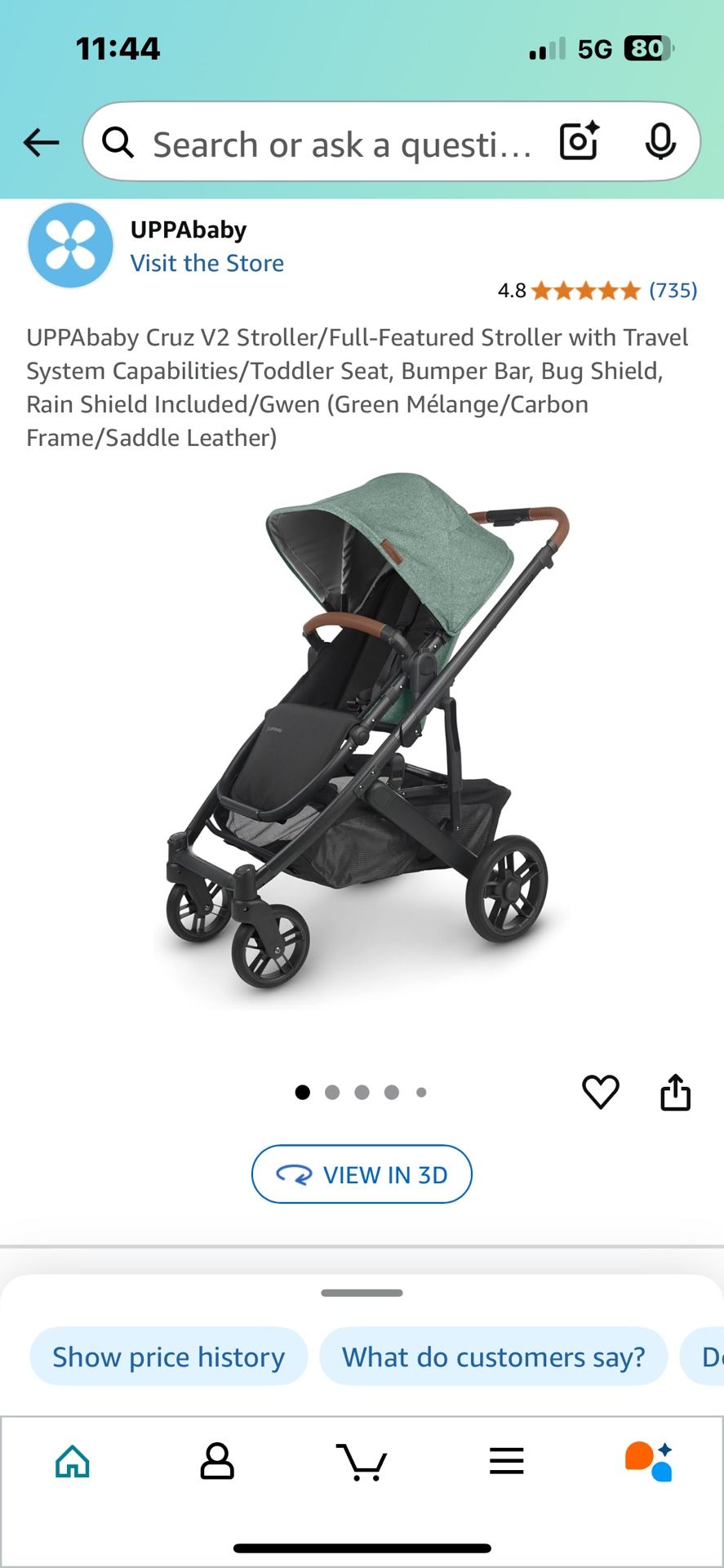Uppa Baby Cruz V2 Stroller