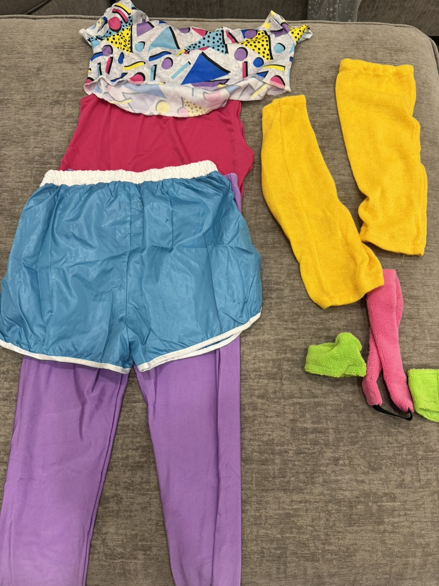 80’s Workout Costume For Kids