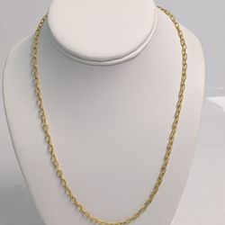 18kt Yellow Gold Cable Chain 