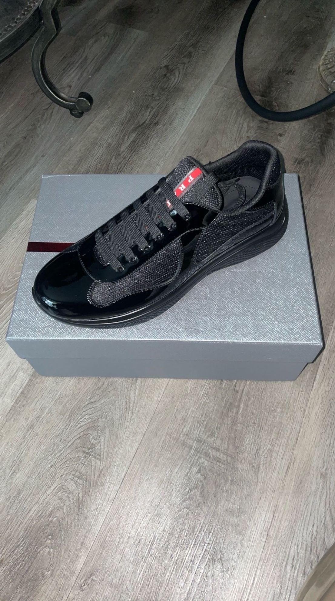 Men's Prada Cup Patent Leather