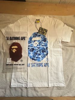 Bape White Baby Blue T-Shirt