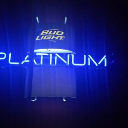Bud Light Platinum NEON SING 