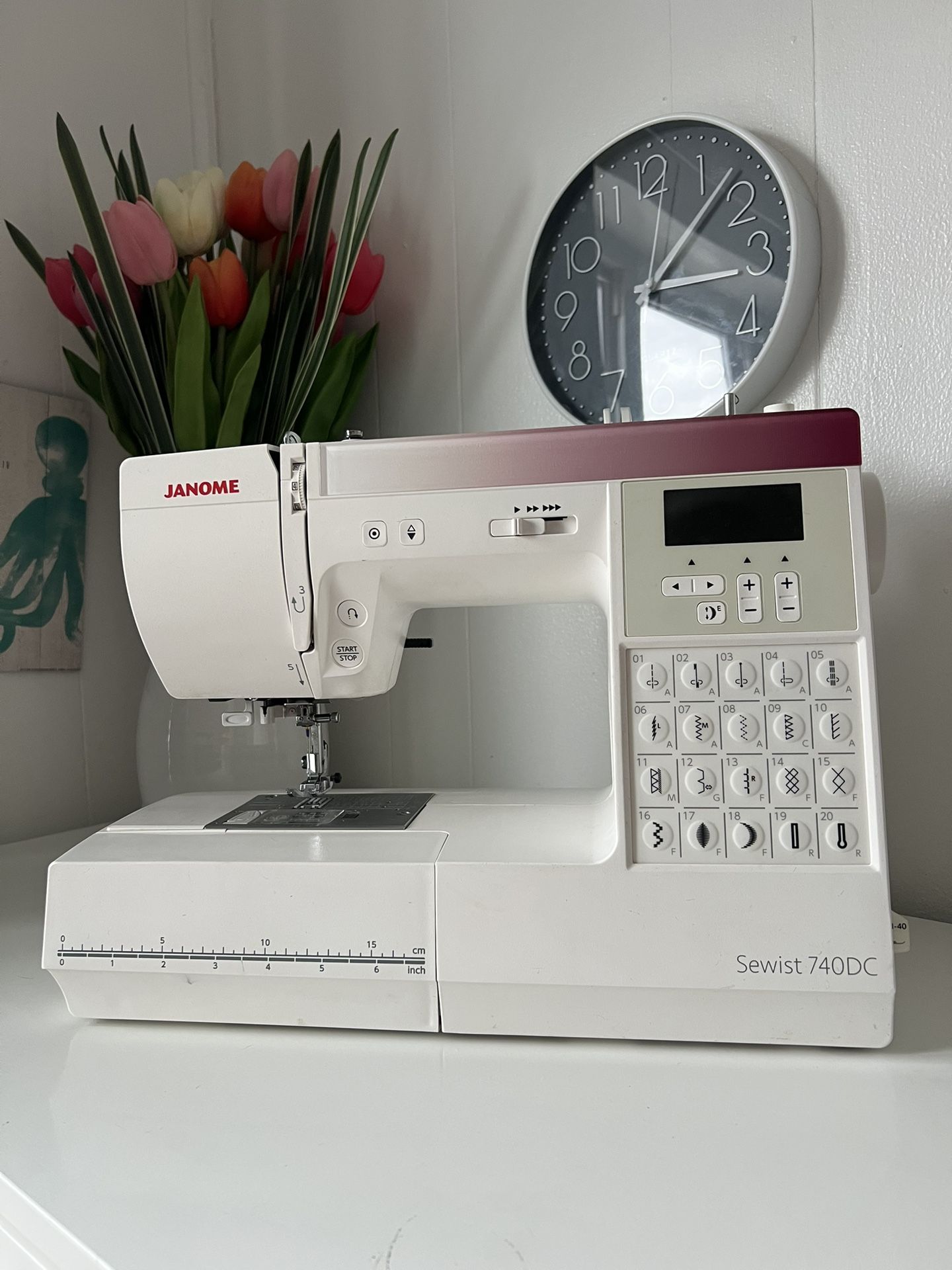 Janome Sewist 740DC computerized sewing machine New Open Box