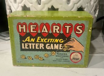 1914 edition of Hearts: An Exciting Letter Game