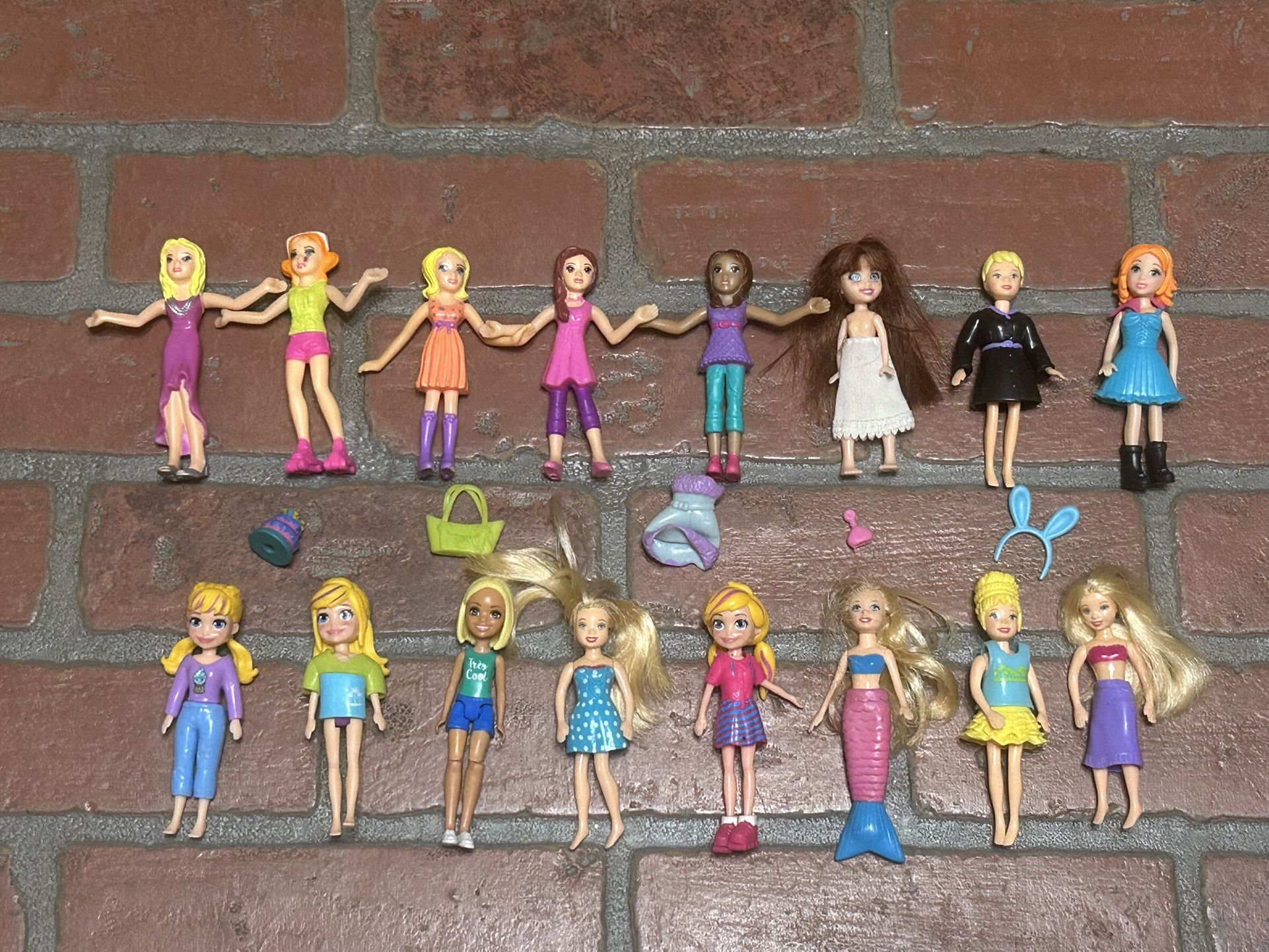 Polly Pocket Doll Lot