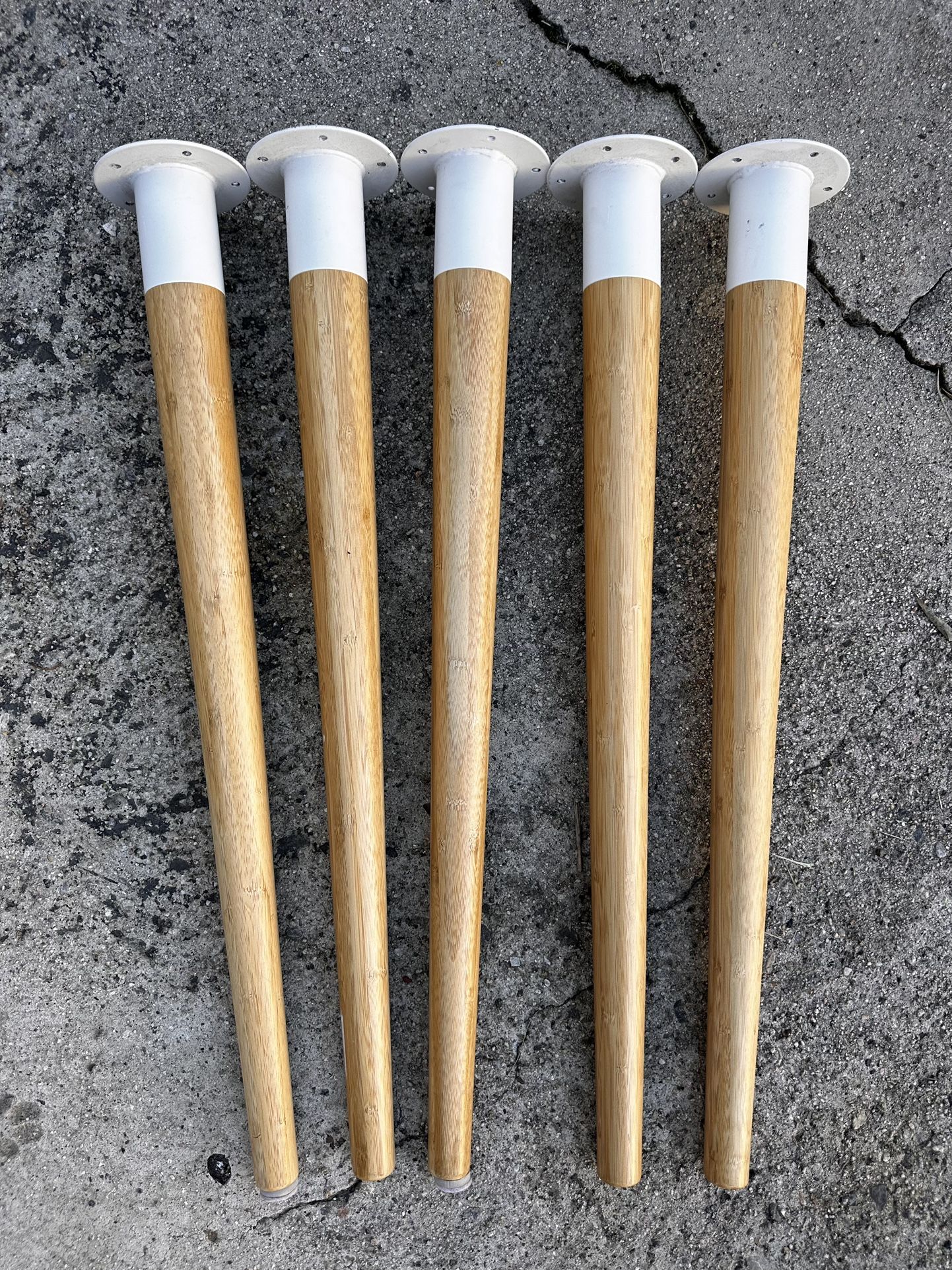 Cone Shaped Bamboo Table Legs