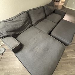 Ashley Sectional Sofa with ottoman