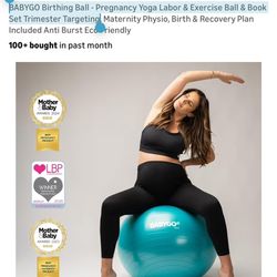BABYGO Birthing Ball. Pregnancy Yoga 