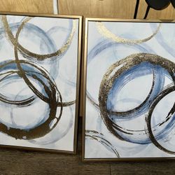 Two Beautiful Abstract Canvas