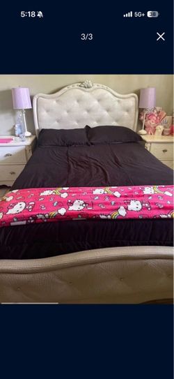 Gray Bed Frame