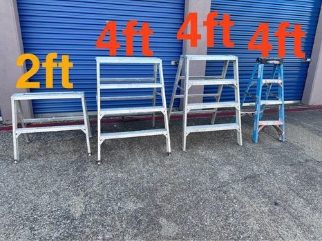 Ladders Aluminium sawhorse and werner -different price