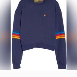 Aviator Nation Blue Sweatshirt