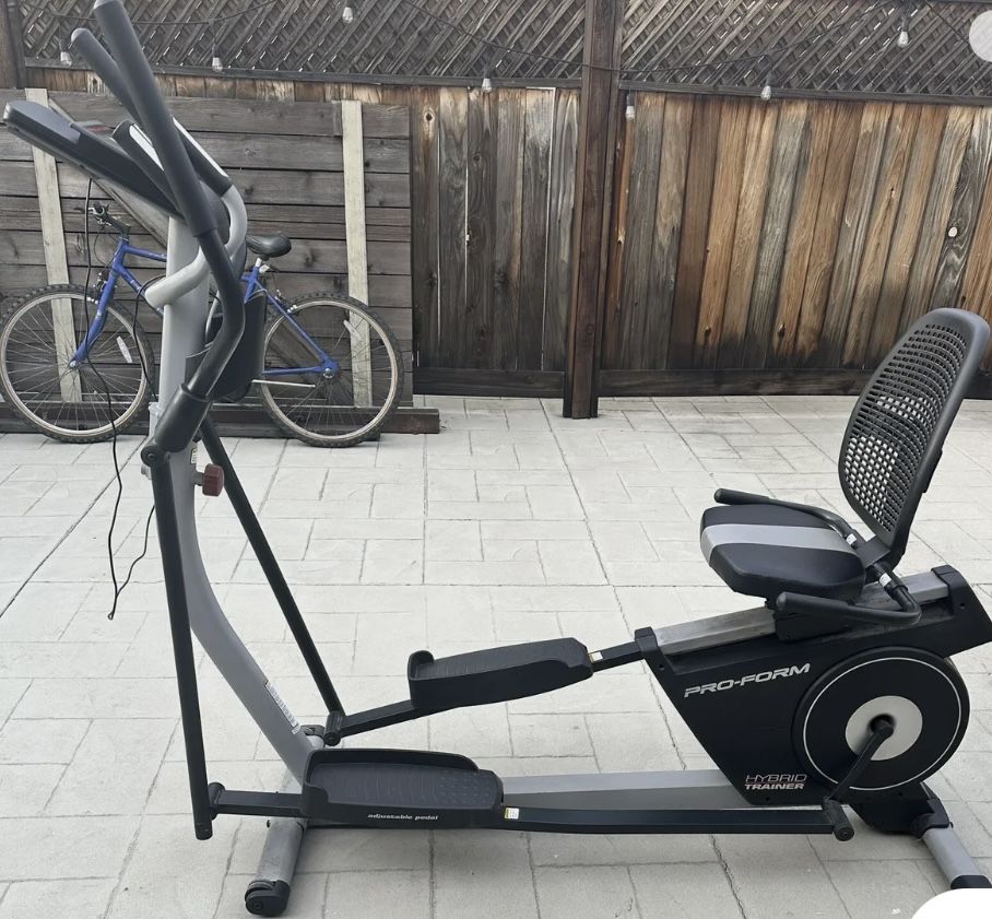 Recumbent Bike And Elliptical 