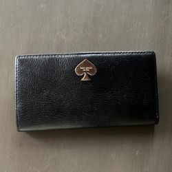 Kate Spade Wallet  Black Leather  New  