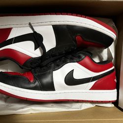 Jordan 1 Low Bred toe