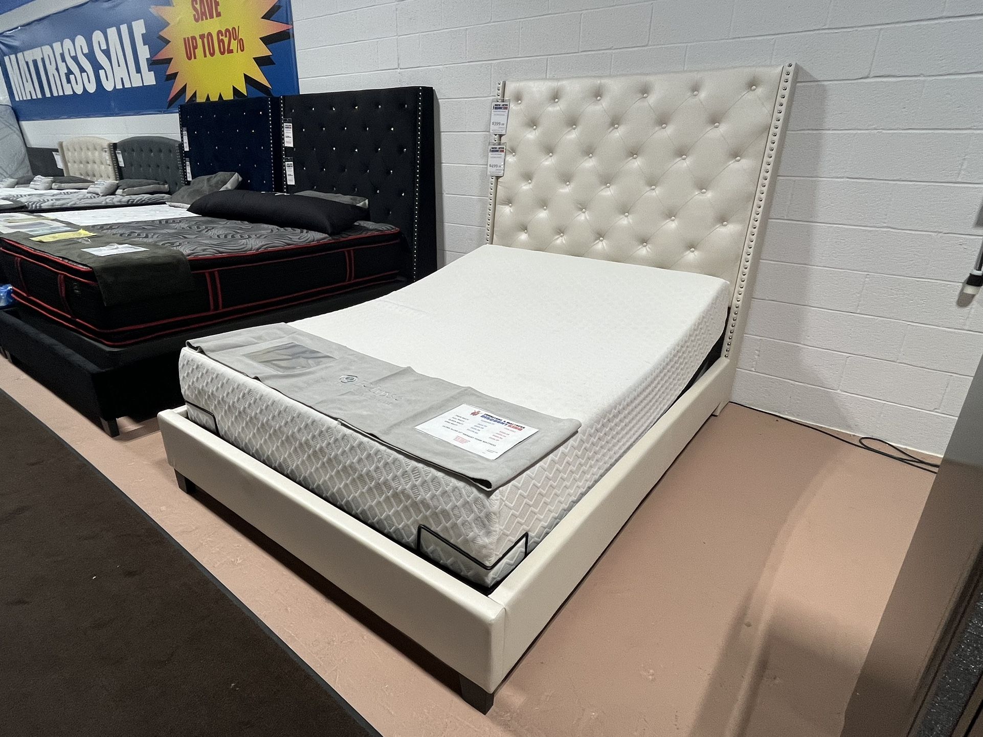 Pearl Upholstered Bed