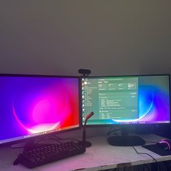 Dual Monitor Gaming PC Setup - HP 600 G3 SFF - RX 550 - 16GB RAM - WIFI INCLUDED (No Desk)