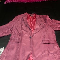 Burgundy blazer