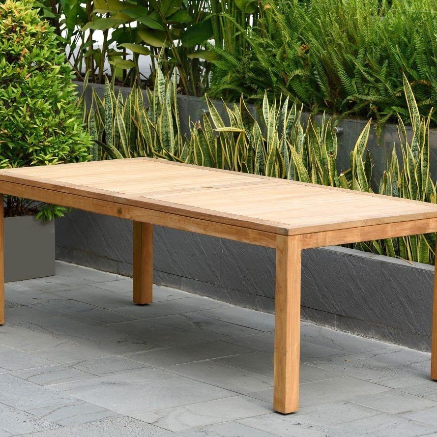 BRAND NEW Outdoor Furniture Rectangular Teak 100% FSC Certified Wood Dining Table