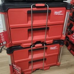 Milwaukee PACKOUT 22 in. 2-Drawer Tool Box with Metal Reinforced Corners