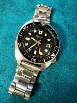 Amazing Rare July 1968 Seiko 6105-8000 Diver Proof/Proof Suwa Dial 6105A W/band