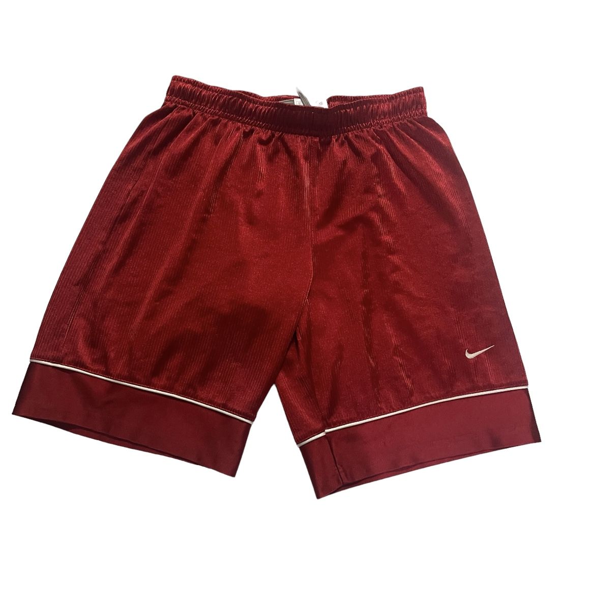 Vintage Nike Basketball Shorts Men’s Dazzle Size Small Red Athletic Gym Train