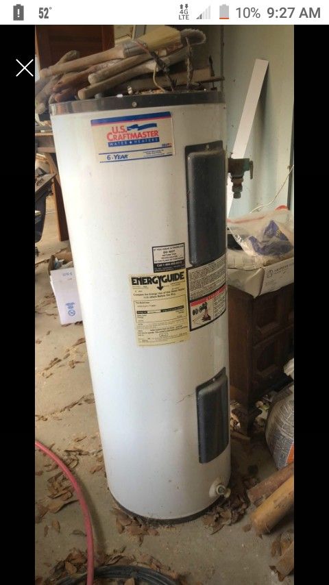 Electric Water Heater 40 Gallon