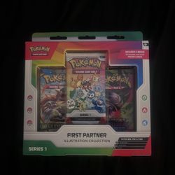 First Partner Illustration Collection Pokemon Box Sealed