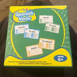 Spanish Verbs Flashcard Set