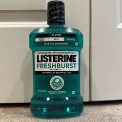 Large 1.5 liter Listerine mouthwash: $6 each